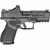 Springfield Armory Echelon 4.0C 9MM compact pistol with Viridian green dot optic and extended magazines pistol pointing to the right