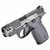 Smith and Wesson Bodyguard 2.0 Carry Comp 380 ACP ported micro-compact pistol with thumb safety and night sights angled downward and to the left