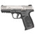 Smith and Wesson SD9 2.0 full size 9mm pistol with satin silver slide and flat face trigger
