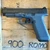 Ruger RXM full size 9mm pistol with Magpul gray frame, optics-ready slide, and tritium front sight, in store image