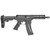 Smith and Wesson M&P15-22 pistol chambered in 22 LR with SBA3 brace and M-LOK handguard, stock image
