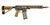 PSA Sabre-15 11.5-inch 5.56 AR pistol with Moss Green Cerakote finish, RifleSpeed adjustable gas block, burnt bronze handguard, and SBA4 brace, stock image