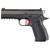 Dan Wesson DWX Compact 9MM optics-ready pistol with match-grade barrel, aluminum frame, tritium front sight, and black DLC finish, stock image