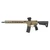 Sig Sauer M400 FORGE AR-15 rifle in Flat Dark Earth with 16-inch cold hammer forged barrel, ROMEO-MSR Gen II red dot, and free-float aluminum handguard, stock image