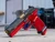 Agency Arms x Ronin Tactics SIG P320 9mm pistol featuring Dragon Scale slide serrations, Agency Optic System, Icarus Precision billet grip module, match-grade barrel, and suppressor-height sights, in store image angled view of the left side