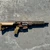 Geissele Super Duty MOD1 10.3 inch SBR in Desert Dirt Color chambered in 5.56 NATO with MK16 rail and HUXWRX flash hider, in store image