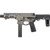 Springfield Saint Victor Tactical PDW 9mm pistol with 5.5 inch barrel, Tungsten Cerakote finish, and SB Tactical HBPDW brace, pointing to the left