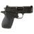 Smith & Wesson CSX E-Series 9mm micro compact pistol with 3.1 inch barrel, optics-ready slide and black finish. Stock image, pointing to the right