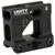 Unity Tactical FAST Micro 2.26-inch red dot mount for Aimpoint T1 and T2 footprint optics in black.