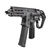 PSA Sabre Enhanced Mixtape Vol. 1 The Black Album .300 Blackout AR pistol with 8 inch barrel and Maxim Defense CQB brace angled to the left