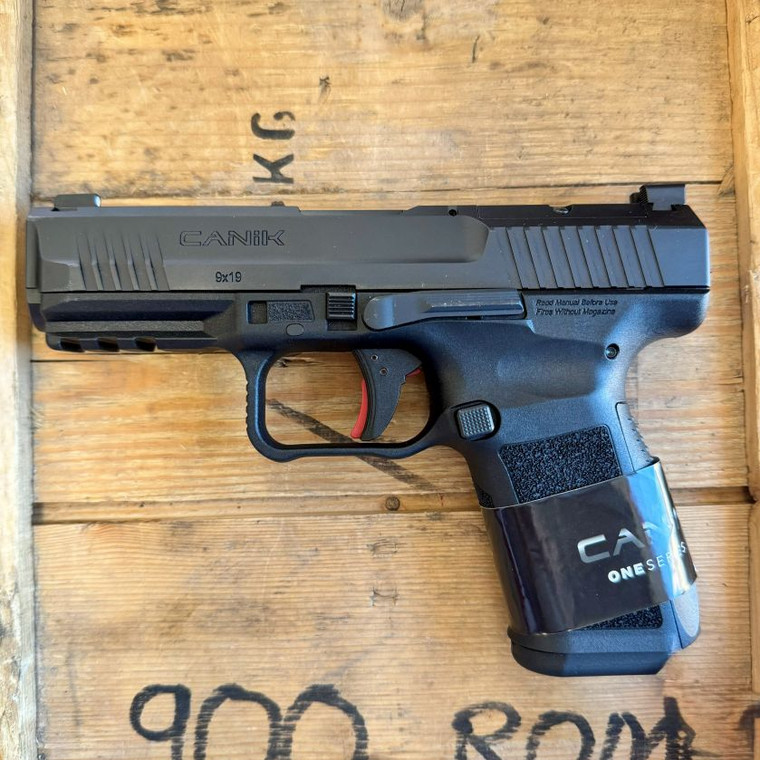 CANiK METE SF One Series compact 9mm pistol with optics-ready slide and black Cerakote finish, in store image