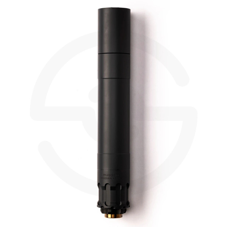 Rugged Obsidian 45 modular multi-caliber suppressor in black with ADAPT modular system