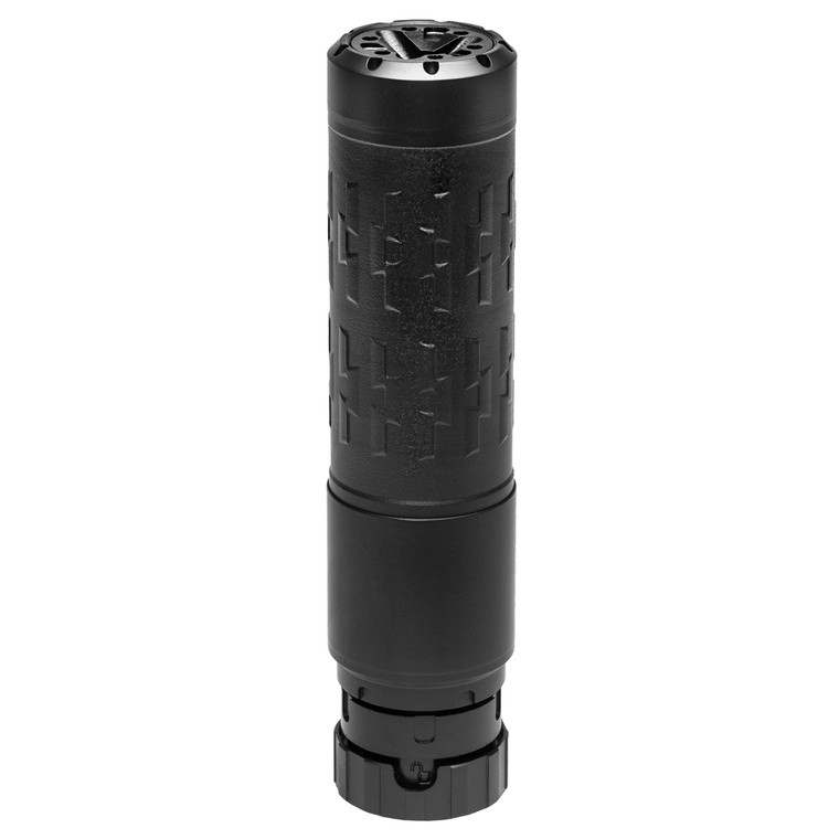 SilencerCo Velos LBP 7.62 low back pressure rifle suppressor in black