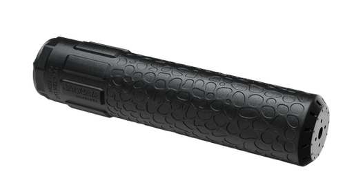 Jaguar Silencers CAM556 MAX HUB 5.56 suppressor in black Jag Camo finish