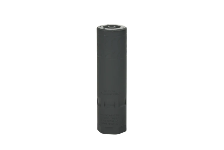Exigent Defense FireTeam556 Inconel 718 5.56 NATO suppressor with Graphite Black Cerakote finish.