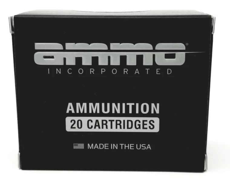 Ammo Inc Signature 380 ACP 90 grain Jacketed Hollow Point ammunition 20 round box