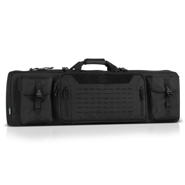 Savior Equipment Urban Warfare 46 inch Double Rifle Bag in Obsidian Black