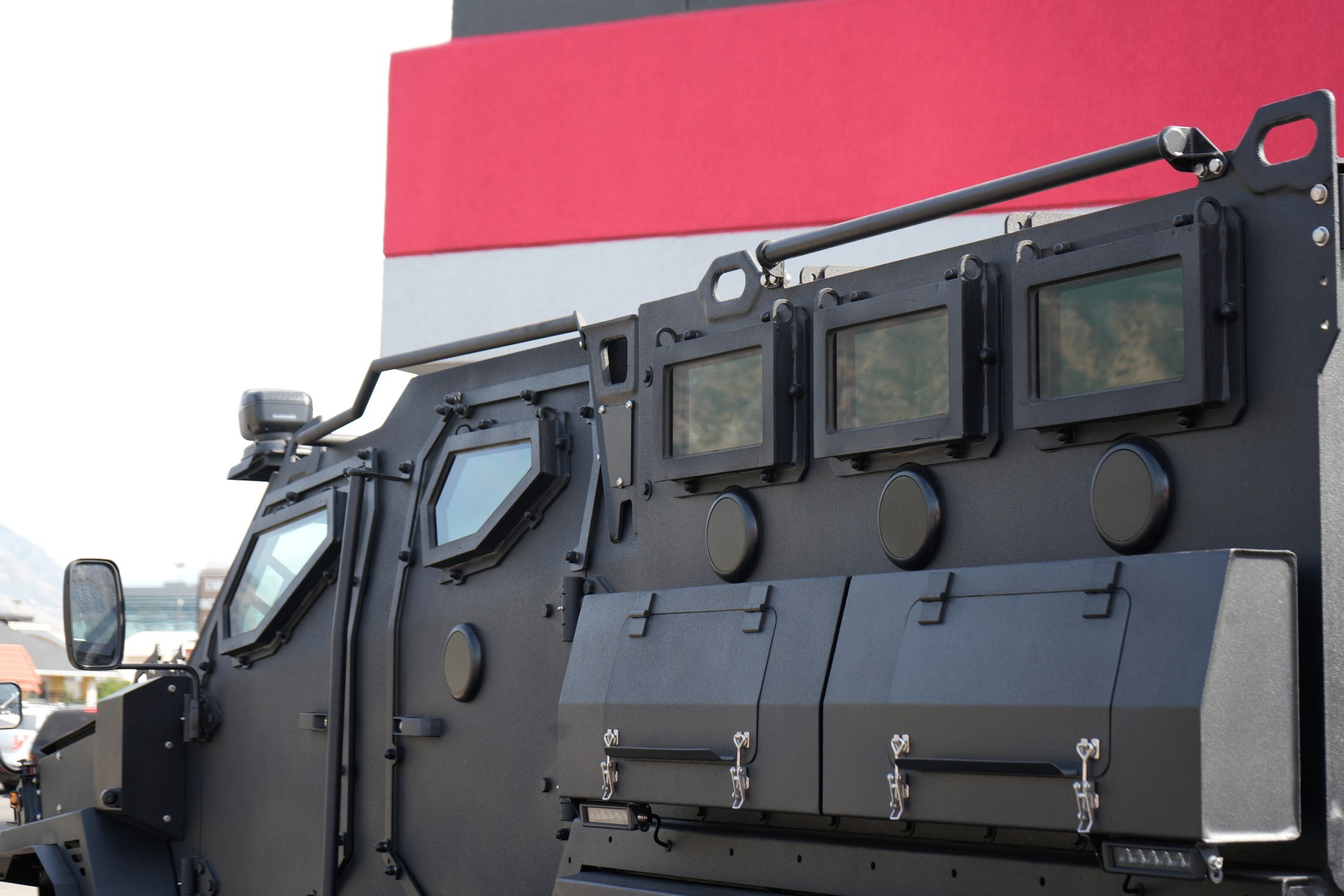 Renegade APC side armor detail