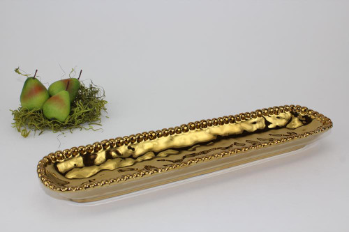 Pampa Bay Monaco Cracker Tray (CER-1150-G)