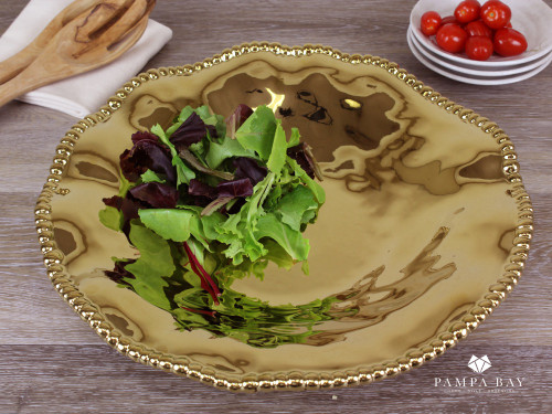 Pampa Bay Monaco Large Round Platter (CER-1203-G)