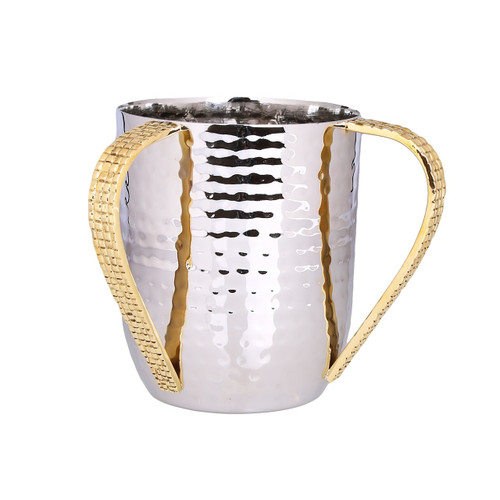 Stainless Steel Washing Cup With Mosaic Handles