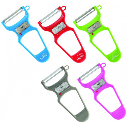 Red Peelers - Stainless Steel Blade 