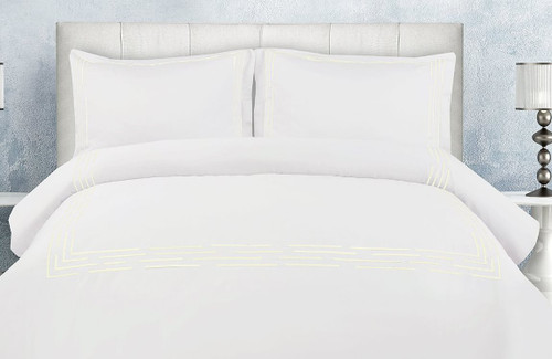 Cannes White & White Linen Set