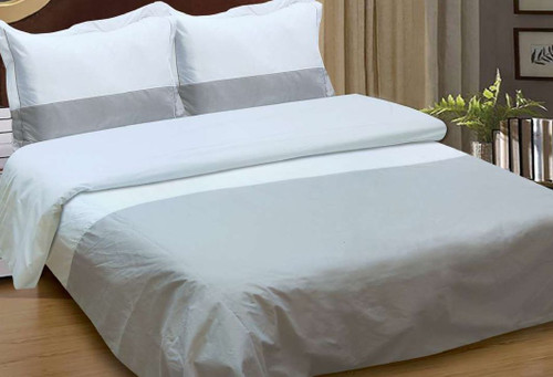 French Hotel Sateen Grey Linen Set