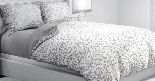 Ombre Dot Grey Linen Set