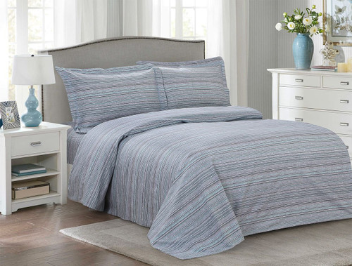 French Glorious Stripe New Linen Set