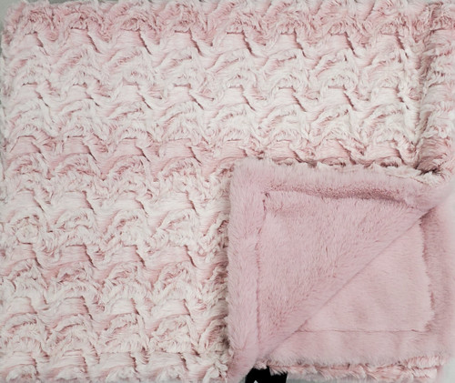 Princess Mauve Minky Baby Blanket
