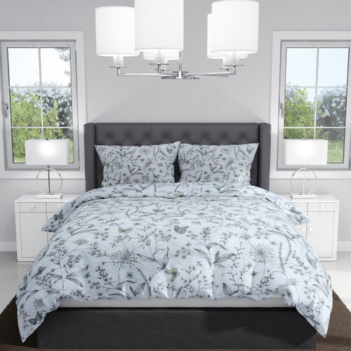 White Butterlfy Linen Set