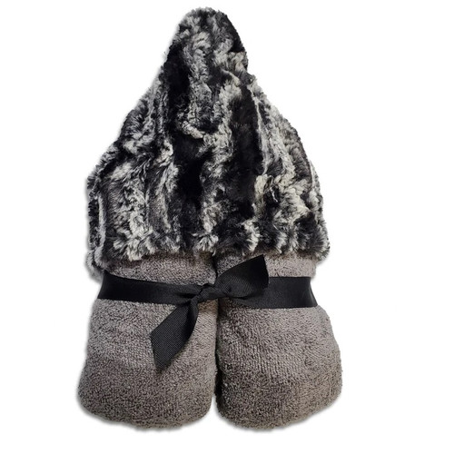 Marbleous Minky Hooded Towel