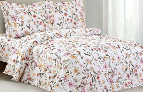 French White Bloom III Linen Set