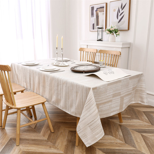 Jacquard Tablecloth Lush Gold