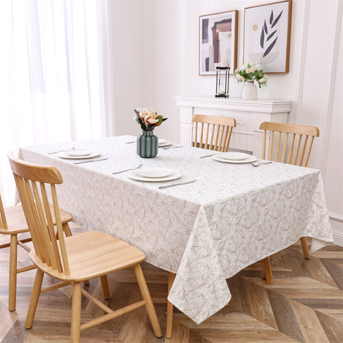 Jacquard Tablecloth Gold Branch