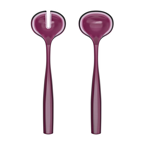 Dolcevita Salad Servers, Amethyst