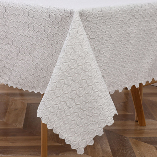 Lace Tablecloth White Unlined