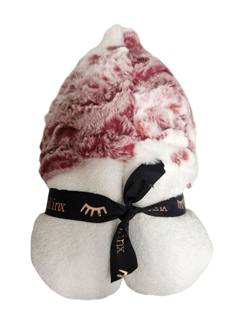 Owl Merlot Hooded Towel