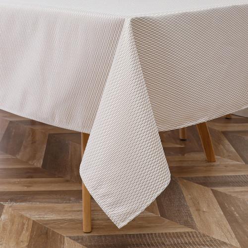 Jacquard Tablecloth Gold Chenille