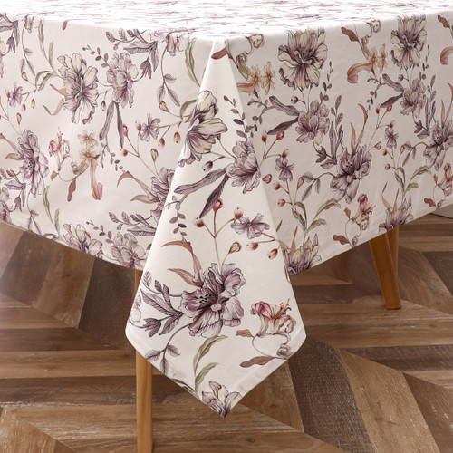Pastel Floral Tablecloth