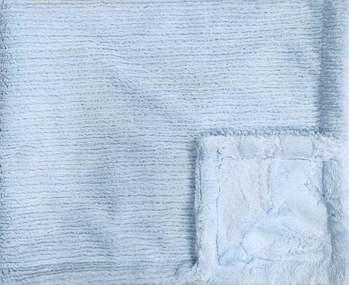 Knit Sky Minky Baby Blanket