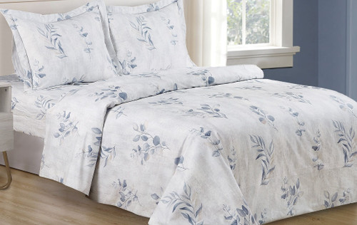 French New Leaves Linen Set