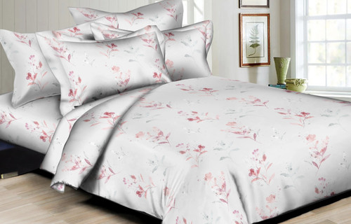 Rosy Flowers Linen Set