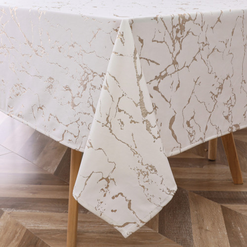Velvet Tablecloth Glacier Gold