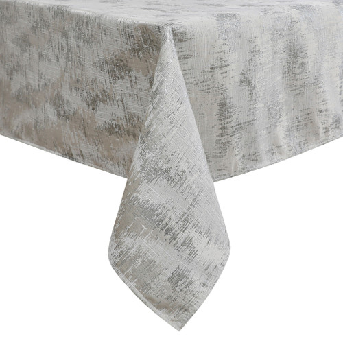 Jacquard Tablecloth Bermuda White