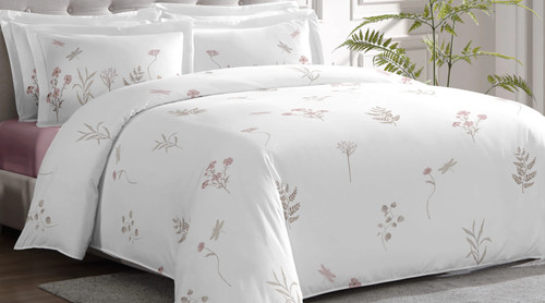 Wild Flowers Pink Linen Set