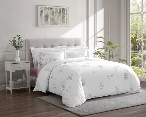 Wild Flowers Pink Linen Set