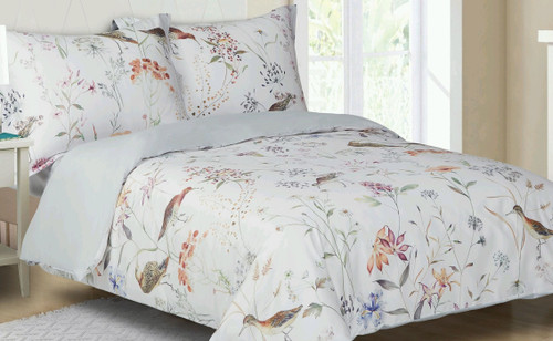 French Pink Violet Linen Set