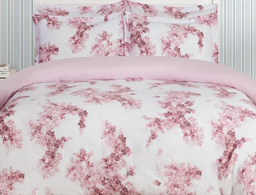 Lilac Cascade Antique Rose Linen Set